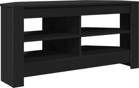 vidaXL ΓωνιακήΒάσηΤηλεόρασης Μαύρο 102 x 40,5 x 45 εκ