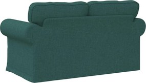 vidaXL Καναπές Σκούρο Πράσινο