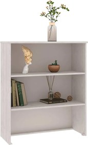 vidaXL Πάνω Μέρος Ντουλαπιού HAMAR Λευκό 85x35x100 εκ. Μασίφ Πεύκο