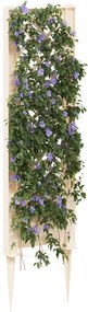 vidaXL Πλέγμα με Ακίδα Λευκό 43 x 6 x 165 εκ. PP