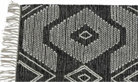 Χαλί DKD Home Decor Λευκό Μαύρο βαμβάκι (200 x 290 x 1 cm)