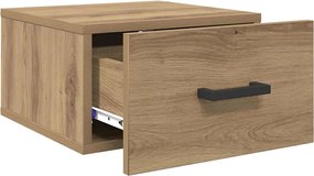 vidaXL Κομοδίνο artisan δρυς 35 x 35 x 20 εκ Επεξεργασμένο ξύλο