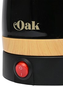 ESTIA ΗΛΕΚΤΡΙΚΟ ΜΠΡΙΚΙ OAK 800w ΜΕ ΑΠΟΣΠΩΜΕΝΗ ΒΑΣΗ 360° ΜΑΥΡΟ