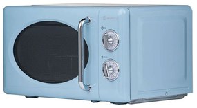 Φούρνος Μικροκυμάτων Με Grill Retro MWRS-20704LB 45,1x35,4x25,6cm 20lt 700W Light Blue Morris