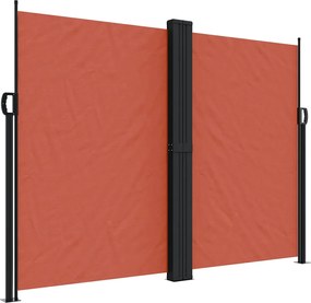 vidaXL Σκίαστρο Πλαϊνό Συρόμενο Τερακότα 180 x 1200 εκ.