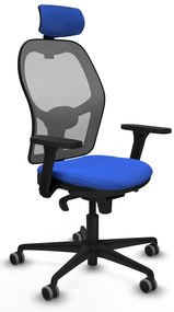 Καρέκλα γραφείου με κεφαλάρι Piqueras y Crespo 3D036G2 Μπλε