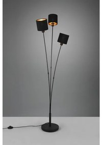 Επιδαπέδιο Φωτιστικό 3xE14 Μαύρο-Χρυσό Tommy R46333979 Trio Lighting-R46333979-Μαύρο-Χρυσό R46333979