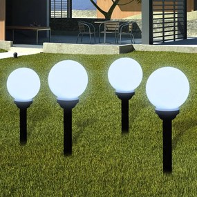 vidaXL Ηλιακοί γλόμποι με LED για διαδρόμους κήπου