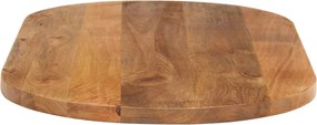 vidaXL Επιφάνεια Τραπεζιού Οβάλ 140x60x3,8 εκ. Μασίφ Ξύλο Μάνγκο