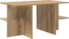 vidaXL Τραπεζάκι σαλονιού Artisan Δρυς 87 x 50 x 45 εκ