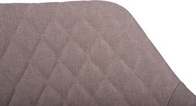 ΠΟΛΥΘΡΟΝΑΚΙ CHARLES HM8522.07 ΜΕ ΥΦΑΣΜΑ ΜΠΕΖ &amp; PU ΜΠΕΖ 57x63x83Υ εκ.