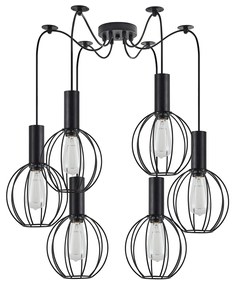Φωτιστικό Οροφής Πολύφωτο Homelighting 77-8534 Black