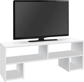 Έπιπλο τηλεόρασης Dabi Megapap χρώμα λευκό 120x30x40εκ.