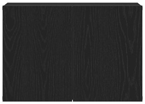 vidaXL Έπιπλο Τηλεόρασης Μαύρο Δρυς 60x30x41 εκ. από Τεχνητό Ξύλο