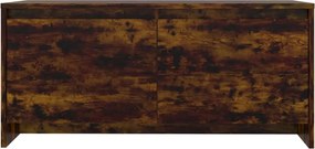 vidaXL Τραπεζάκι Σαλονιού Καπνιστή Δρυς 90x50x41,5 εκ. Επεξ. Ξύλο