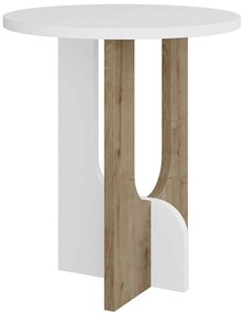 Τραπεζάκι Βοηθητικό Luna 855DTE2958 40x40x47cm White-Oak