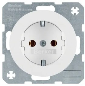 Πρίζα Σούκο Λευκό R.1/R.3 Berker R.3 41432089 Hager-41432089-Λευκό 41432089