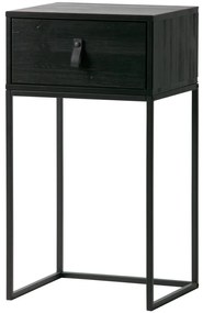 Κομοδίνο DE EEKHOORN Zola nightstand with drawer black 373673-Z-0071