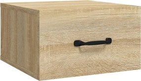 vidaXL Κομοδίνα Επιτοίχια Sonoma Δρυς 35 x 35 x 20 εκ.