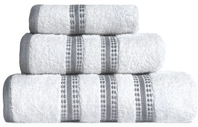 Πετσέτες Μπάνιου (Σετ 3τμχ) Nef-Nef Homeware Promise White 480gsm