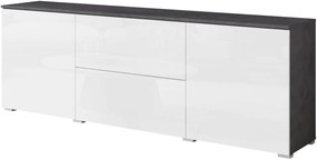 Έπιπλο τηλεόρασης Vera 181-Mauro-Leuko gualistero - 180.00Χ62.00Χ35.00cm