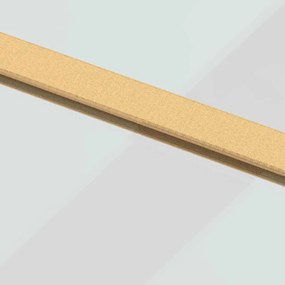 vidaXL Συρόμενη Πόρτα Χρυσή 102,5x205 εκ. από Γυαλί ESG και Αλουμίνιο