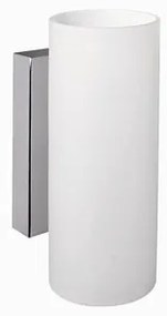 Απλίκα τοίχου PAUL AP2 μεταλλική με λευκό γυαλί Ideal Lux-60620-Λευκό 60620