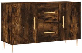 vidaXL Μπουφές Καπνιστή Δρυς 100 x 36 x 60 εκ. Επεξεργασμένο Ξύλο
