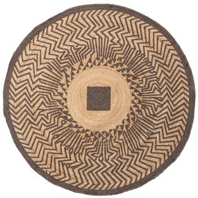 Καλοκαιρινό χαλί γιούτα Tonga 290 580 120 x 120 Στρόγγυλο
