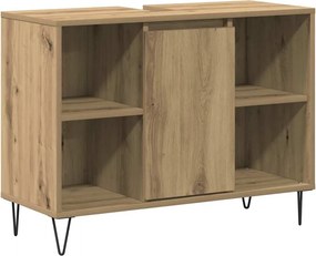 vidaXL Ντουλάπι Μπάνιου Artisan Oak 80 x 33 x 60 εκ Επεξεργασμένο ξύλο