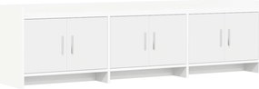 vidaXL Ντουλάπι TV 168 x 33 x 47 εκ. Λευκό Επεξεργασμένο Ξύλο