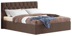 Bed CECIL Καφέ, 160x200 εκ., με Μπαούλο