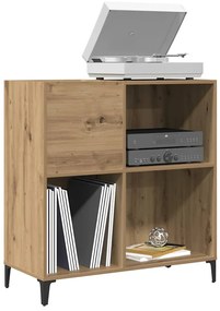 vidaXL Δισκοθήκη τεχνίτης Δρυς 84,5 x 38 x 89εκ από Επεξεργασμένο Ξύλο