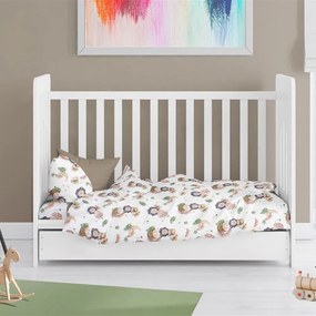 Παπλωματοθήκη Βρεφική Lion 532 Beige DimCol 120x160cm 100% Cotton