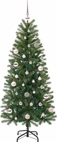 vidaXL Τεχνητό Χριστουγεννιάτικο Δέντρο Πράσινο 150 cm ΠΕ και PVC