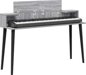 vidaXL Γραφείο Στούντιο Γκρι Sonoma 152 x 36 x 19,5 εκ.