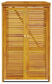 vidaXL Πλαίσιο Μονού Κάδου Απορριμάτων 70x89x117 εκ Μασίφ Ξύλο Ακακίας