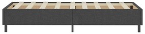 Πλαίσιο Κρεβατιού Boxspring Γκρι 90 x 200 εκ. Υφασμάτινο - Γκρι