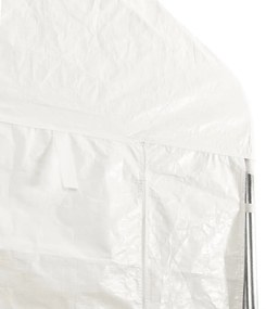 vidaXL Κιόσκι με Τέντα Λευκό 11,15 x 4,08 x 3,22 μ. από Πολυαιθυλένιο