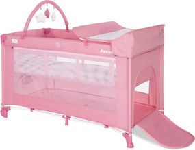 BABY COT NOEMI 2 LAYERS PLUS ROSE VELVET UNICORN