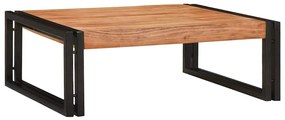 vidaXL Ράφι μπάνιου 65 x 50 x 23 εκ Μασίφ ξύλο μάνγκο και σίδερο