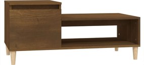 vidaXL Τραπεζάκι Σαλονιού Καφέ Δρυς 100x50x45 εκ. Επεξεργασμ. Ξύλο