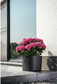 Γλάστρα Garden ID Respect Μαύρο 20 x 20 cm