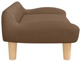 vidaXL Καναπές Παιδικός Καφέ 70x40x24 εκ. από Υφασμάτινη