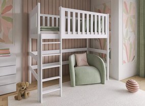 LAURA 80x180 pine loft bed Lano Furniture