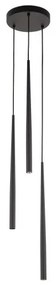 Κρεμαστό Φωτιστικό Οροφής 3xG9 Φ20cm Piano TK Lighting-10113-Μαύρο 10113