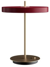 Επιτραπέζιο Φωτιστικό LED 13W Dimmer Θύρα USB 41,5cm Asteria Table Lamp Umage 2309 Κόκκινο