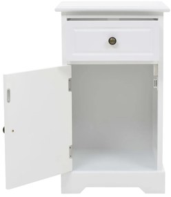 vidaXL Κομοδίνο 35 x 32 x 59 εκ. από MDF και Ξύλο Πεύκου