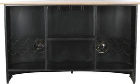 Ντουλάπι μπαρ Home ESPRIT Λευκό Καφέ Τυρκουάζ 157 x 52 x 90 cm