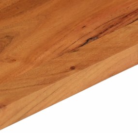 vidaXL Επιφάνεια Γραφείου Ορθογώνια 80x50x2,5 εκ. Μασίφ Ξύλο Ακακίας